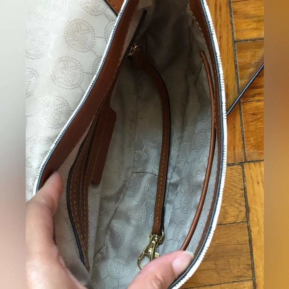 Michael Kors Leather Crossbody Bag - Picture 13 of 17